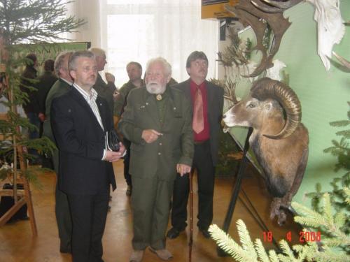 Výstava loveckých trofejí 2008&nbsp;- návštěva hejtmana ZlK
